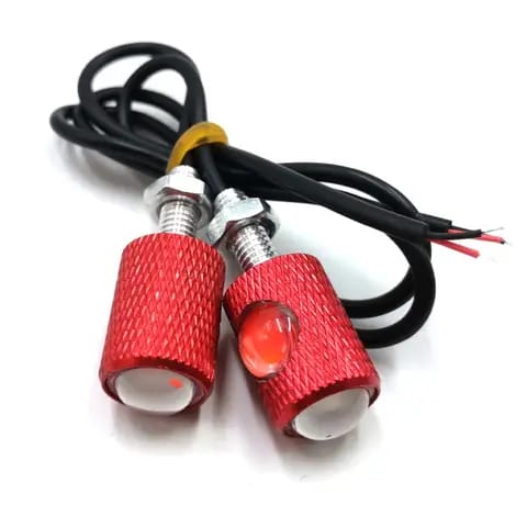 4pcs Mini Fancy Motor Bike Indicator, Also Use For Number Plate Screw | Tik Tok Led Indicator Pieces) | Fancy Bulb | Fancy Indicator For Bike