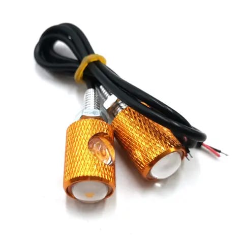 4pcs Mini Fancy Motor Bike Indicator, Also Use For Number Plate Screw | Tik Tok Led Indicator Pieces) | Fancy Bulb | Fancy Indicator For Bike