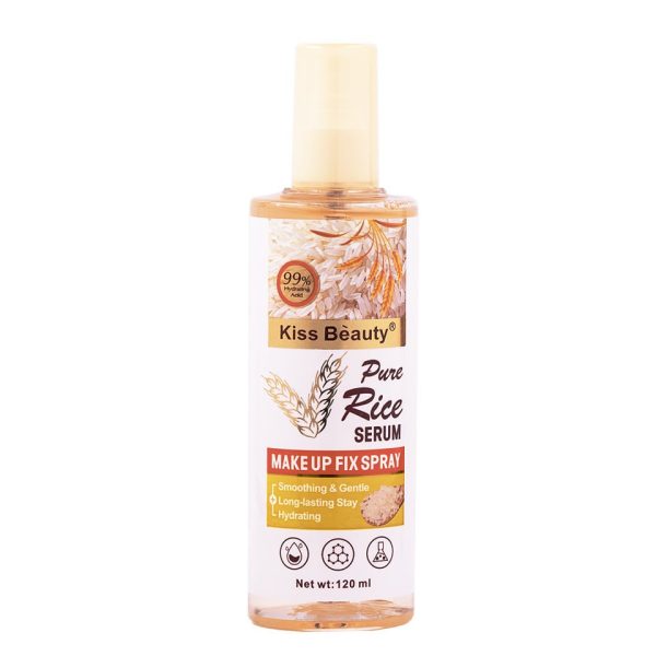 Kiss Beauty Pure Rice Serum Makeup Fix Spray – Set, Hydrate & Glow! 120ml
