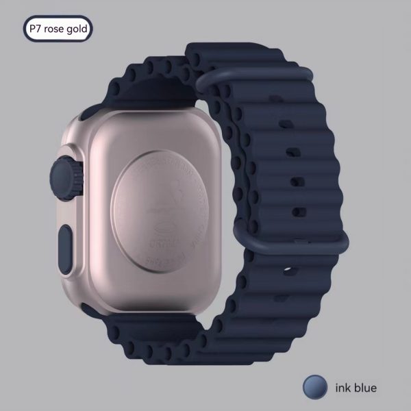 Led Electronic Watch | P7 Rose Gold Marine Band Fashion | Digital Sports Students Children Led Electronic Watch