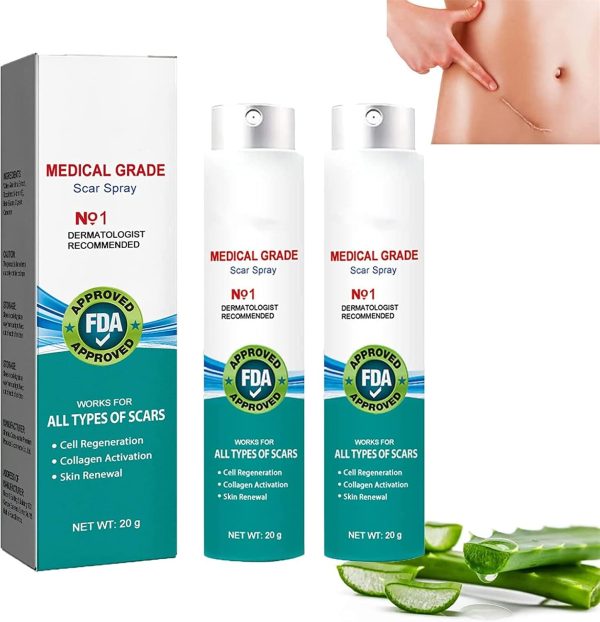 Scar Remove,scar Remove Medical Grade Scar Spray,medical Grade Scar Removal Spray,scar Removal Spray,scar Remove Spray,scar Spray,advanced Acne Scar Treatment For Face (1pcs)