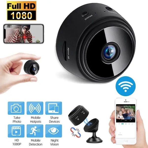 A9 Mini Camera With Stand || Wifi Camera Wireless Monitoring Hd |
