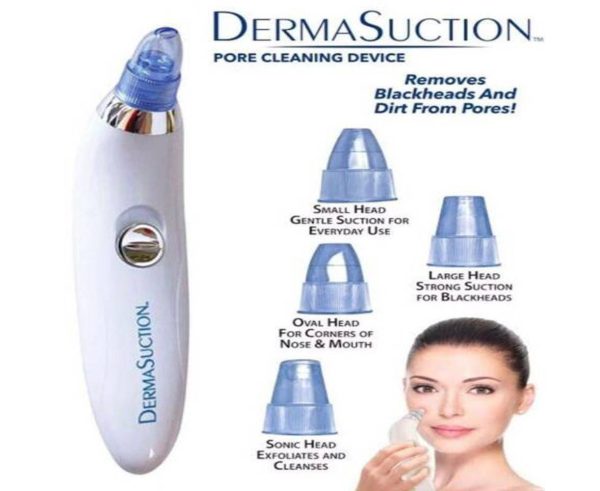 Derma suction Blackhead Remover Vacuum Acne Cleaner Black Spots Removal