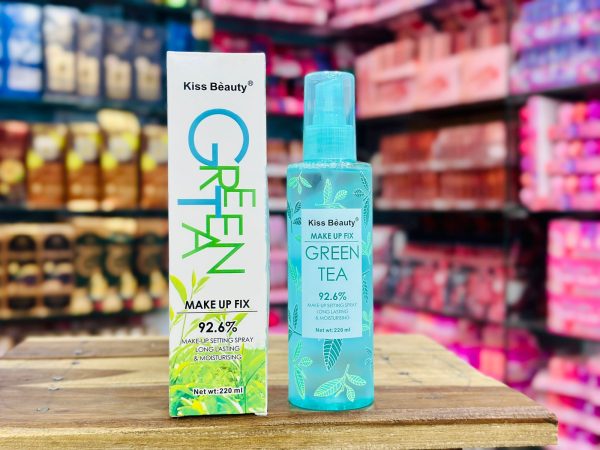 Kiss Beauty Green Tea Makeup Fix Setting Spray – 220ml | Best Quality Makeup Fix Setting Spray