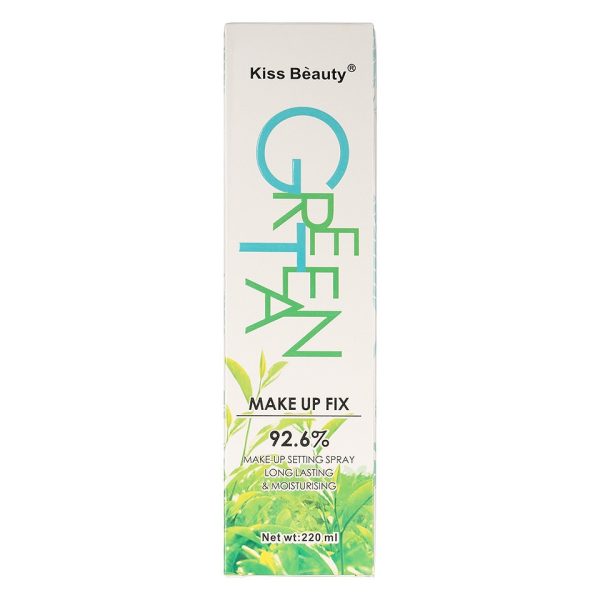 Kiss Beauty Green Tea Makeup Fix Setting Spray – 220ml | Best Quality Makeup Fix Setting Spray