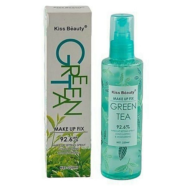 Kiss Beauty Green Tea Makeup Fix Setting Spray – 220ml | Best Quality Makeup Fix Setting Spray