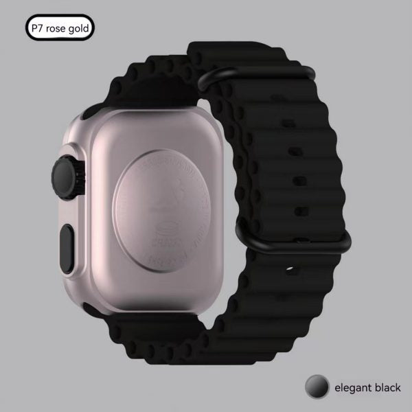 Led Electronic Watch | P7 Rose Gold Marine Band Fashion | Digital Sports Students Children Led Electronic Watch