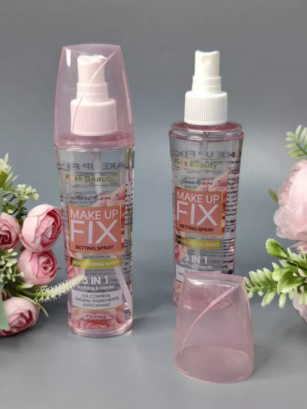 Kiss Beauty Makeup Fix Setting Spray 3-in-1 – Hydrating, Lightweight & Long-lasting Makeup Prep & Fix – 150ml