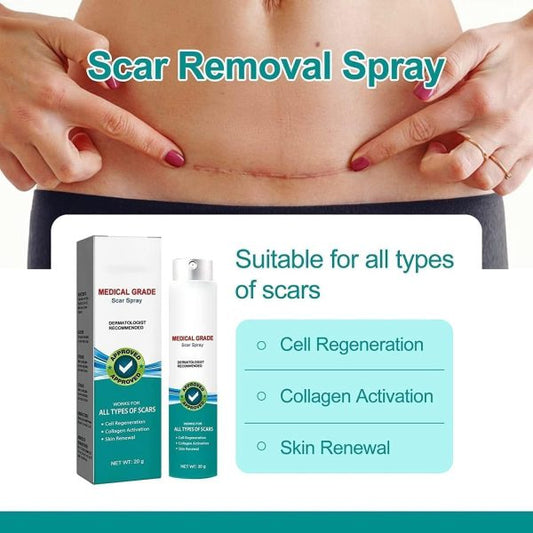 Scar Remove,scar Remove Medical Grade Scar Spray,medical Grade Scar Removal Spray,scar Removal Spray,scar Remove Spray,scar Spray,advanced Acne Scar Treatment For Face (1pcs)